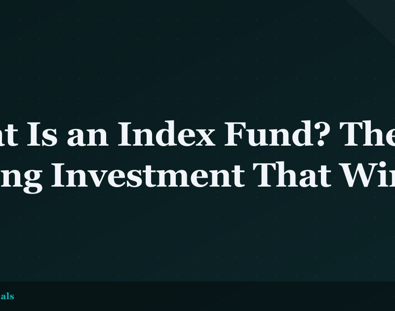ETF vs. Index Fund: What's Actually Different?